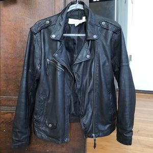 black leather moto jacket - Nordstrom